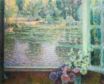 Window On The River by Henri Le Sidaner