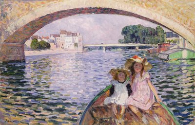 In the Boat, 1903 by Henri Lebasque