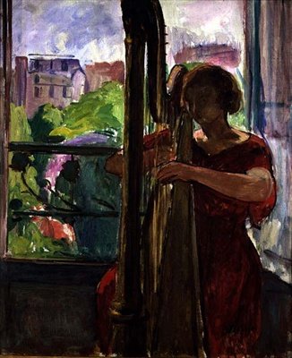 The Harpist by Henri Lebasque
