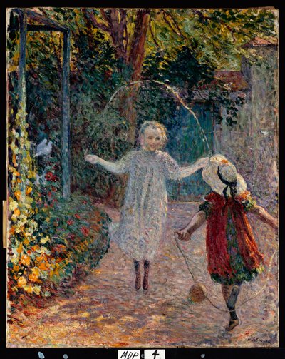 Young Girls Playing in the Garden by Henri Lebasque