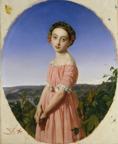 Faustine Léo by Henri Lehmann