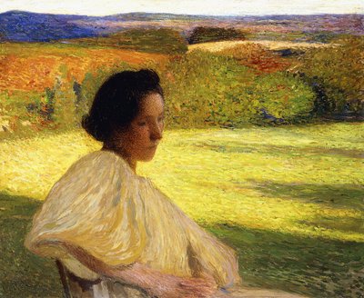 Meditation, 1896 by Henri Martin