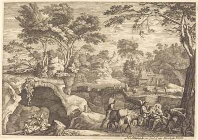 The Flight into Egypt by Henri Mauperche