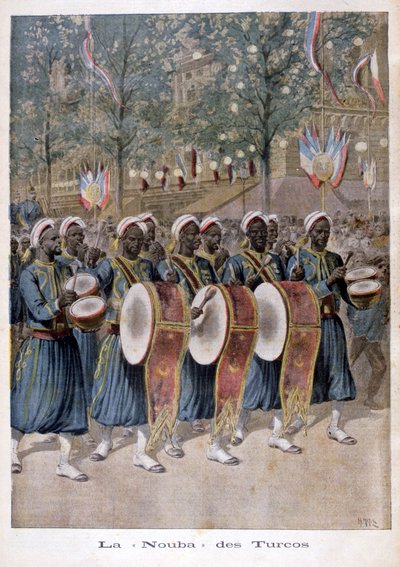 A regiment of Algerian Turcos, 1896 by Henri Meyer