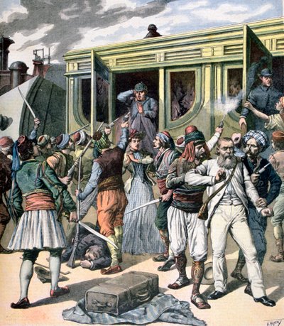 Armed Robbery in the East (1891) by Henri Meyer