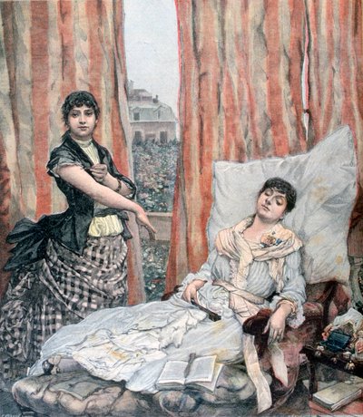Morphiamania, 1891 by Henri Meyer