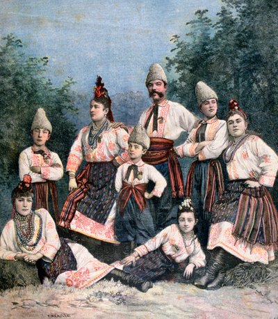 Russian Singers by Henri Meyer