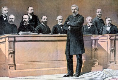 The French government front bench, 1891 by Henri Meyer