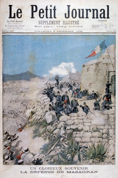 The Defence of Mazagran, Algeria by Henri Meyer