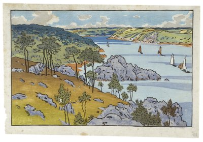 Mouth of the Trieux at Loguivy by Henri Rivière