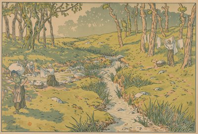 Aspects of Nature: The Stream by Henri Rivière