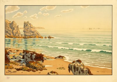The Beach by Henri Rivière