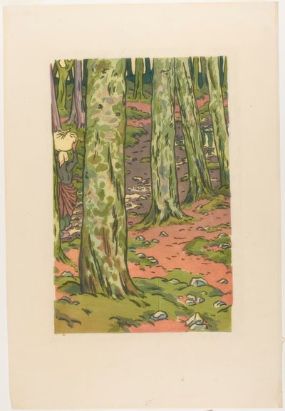 Woodland Washhouse in Loguivy by Henri Rivière