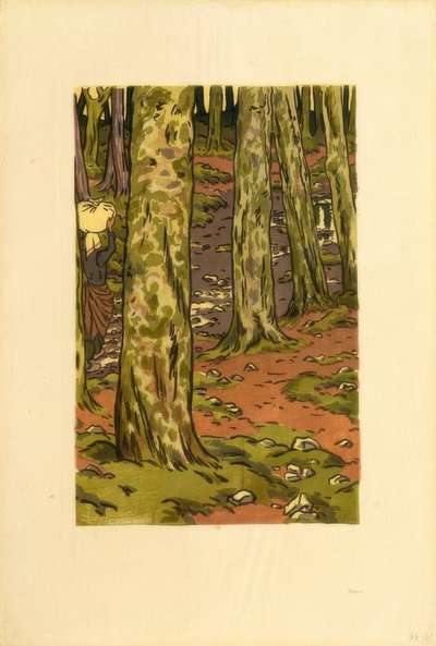 Washing Place in the Woods at Loguivy by Henri Rivière