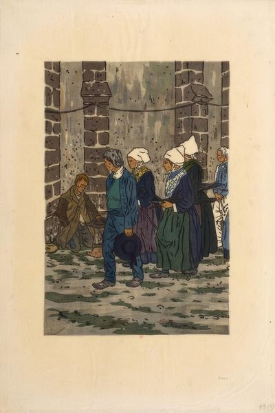 The Pardon of Sainte-Anne-la-Palud by Henri Rivière