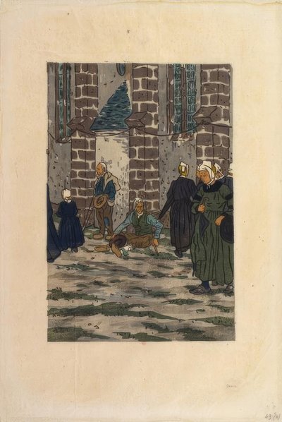 The Pardon of Sainte-Anne-la-Palud by Henri Rivière