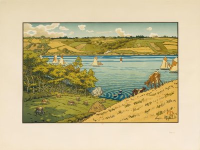 The Trieux at Kermarie by Henri Rivière