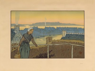 Loguivy in the Evening by Henri Rivière