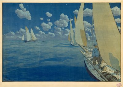 Night at Sea by Henri Rivière