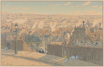 Parisian Landscapes: Paris seen from Montmartre by Henri Rivière