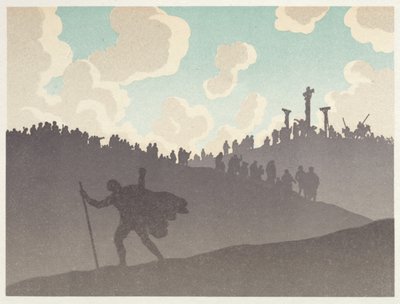 The Wandering Jew: The Desert: The Crucifixion by Henri Rivière
