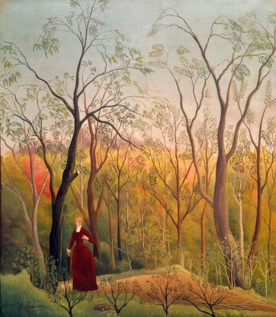 The Walk in the Forest by Henri Rousseau