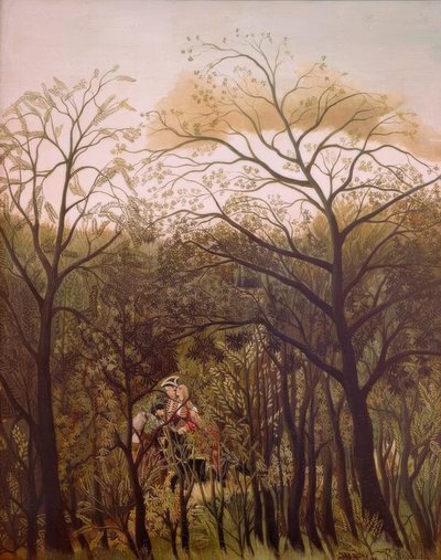 Rendezvous in the Forest by Henri Rousseau