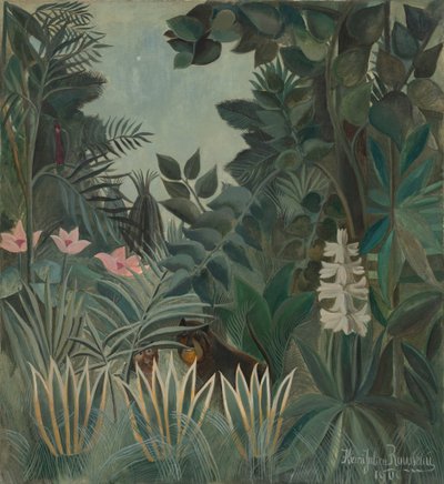 The Equatorial Jungle by Henri Rousseau