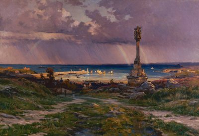 After the Storm at Portrieux by Henri Saintin