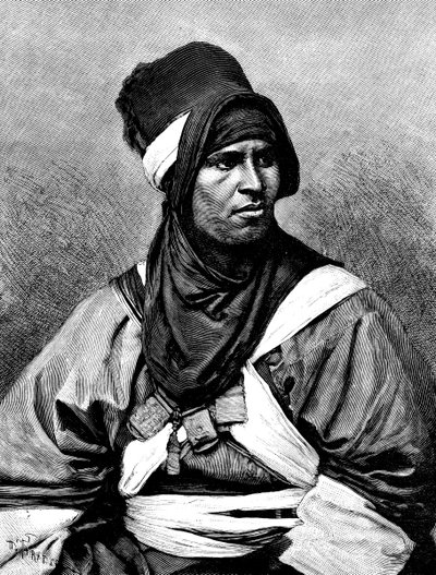 A Targui man, 1895 by Henri Thiriat