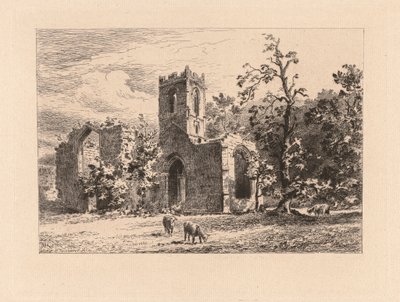 Mount-Grace Abbey by Henri Toussaint