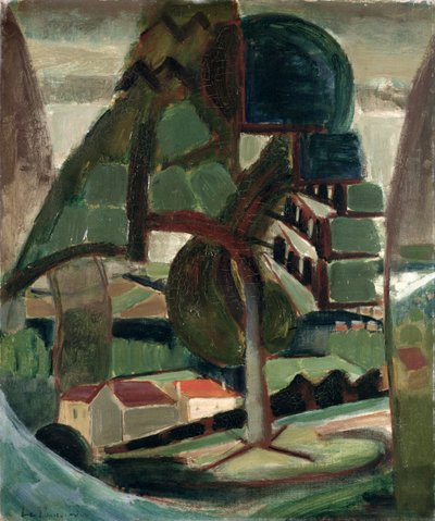 Landscape at Meulon-Hardricourt by Henri Victor Gabriel Le Fauconnier