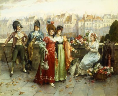 Flirtation by Henri Victor Lesur