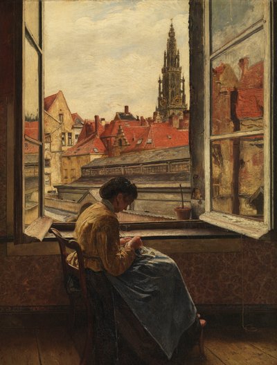 The Cathedral of Antwerp by Henri de Braekeleer