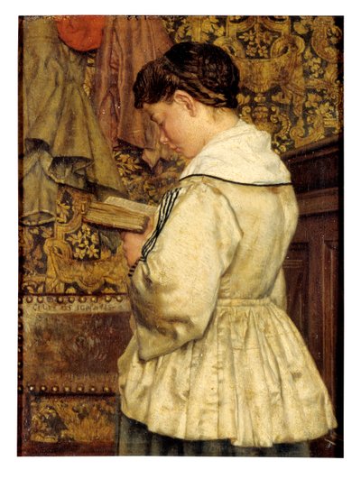 Woman Reading by Henri de Braekeleer