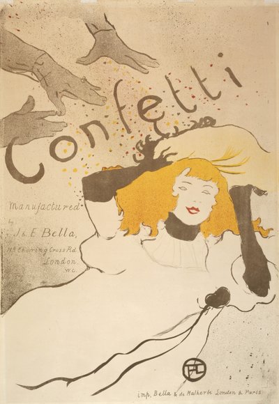 Confetti by Henri de Toulouse Lautrec
