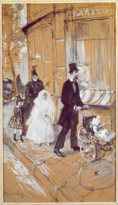 First Communion Day by Henri de Toulouse Lautrec