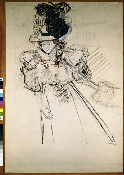 Misia Natanson by Henri de Toulouse Lautrec