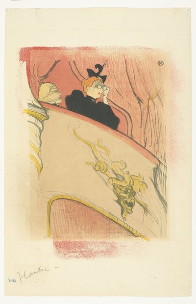 The Box with the Gilded Mask by Henri de Toulouse Lautrec