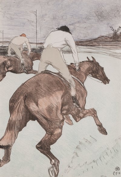 The Jockey by Henri de Toulouse Lautrec