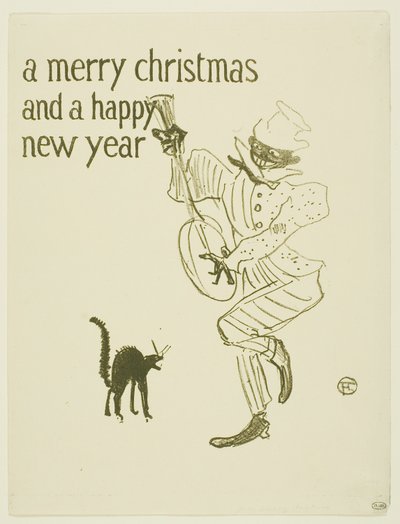 A Merry Christmas by Henri de Toulouse Lautrec