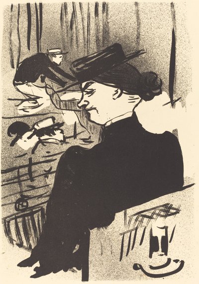 A Spectator by Henri de Toulouse Lautrec