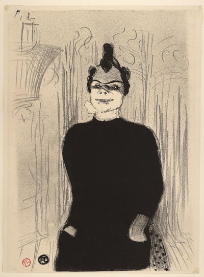 At the Gaieté Rochechouart, Nicolle by Henri de Toulouse Lautrec