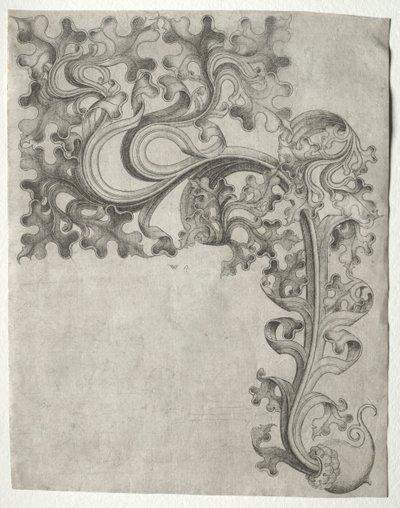 An Oak Leaf Ornament by Henri de Toulouse Lautrec