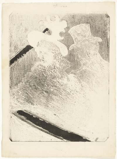At the Concert by Henri de Toulouse Lautrec