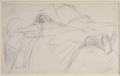 In Bed by Henri de Toulouse Lautrec