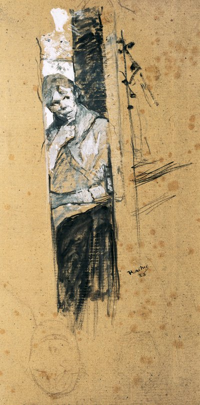Behind the Scenes by Henri de Toulouse Lautrec