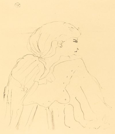 Cassive, 1896 by Henri de Toulouse Lautrec