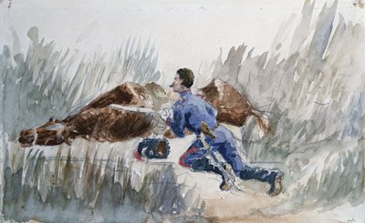 Cavalry Manoeuvre by Henri de Toulouse Lautrec