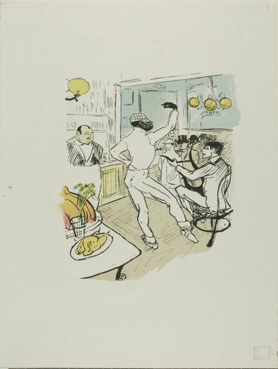 Chocolat Dancing by Henri de Toulouse Lautrec